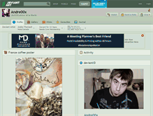 Tablet Screenshot of andre00x.deviantart.com