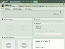 Tablet Screenshot of bigglovin.deviantart.com