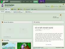 Tablet Screenshot of minishvaatiplz.deviantart.com