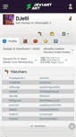 Mobile Screenshot of djelli.deviantart.com