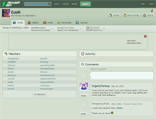 Tablet Screenshot of djelli.deviantart.com