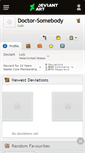 Mobile Screenshot of doctor-somebody.deviantart.com