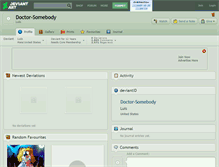 Tablet Screenshot of doctor-somebody.deviantart.com