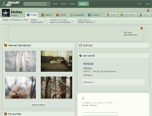 Tablet Screenshot of kioskas.deviantart.com