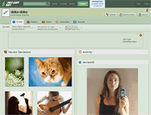 Tablet Screenshot of doko-doko.deviantart.com