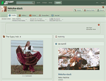 Tablet Screenshot of nekoha-stock.deviantart.com