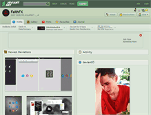 Tablet Screenshot of faithfx.deviantart.com