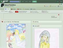 Tablet Screenshot of naturethezafara.deviantart.com