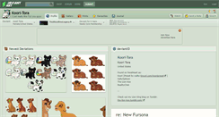 Desktop Screenshot of koori-tora.deviantart.com