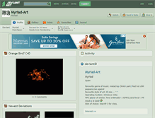 Tablet Screenshot of myriad-art.deviantart.com