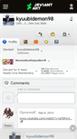Mobile Screenshot of kyuubidemon98.deviantart.com