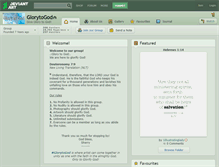 Tablet Screenshot of glorytogod.deviantart.com
