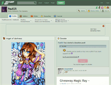 Tablet Screenshot of pauli25.deviantart.com