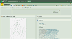 Desktop Screenshot of jokerrjon.deviantart.com