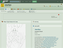 Tablet Screenshot of jokerrjon.deviantart.com