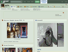 Tablet Screenshot of dpt56.deviantart.com