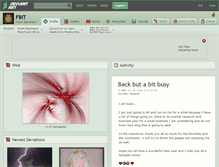 Tablet Screenshot of fbit.deviantart.com