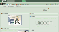 Desktop Screenshot of gideon.deviantart.com