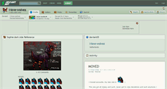 Desktop Screenshot of i-love-wolvez.deviantart.com