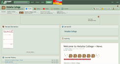 Desktop Screenshot of hetalia-college.deviantart.com