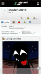 Mobile Screenshot of invader-lola13.deviantart.com