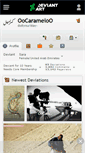 Mobile Screenshot of oocarameloo.deviantart.com