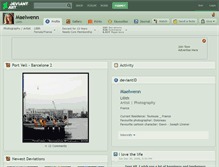 Tablet Screenshot of maelwenn.deviantart.com