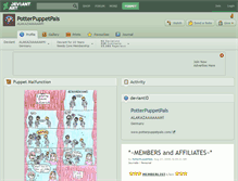 Tablet Screenshot of potterpuppetpals.deviantart.com