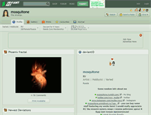 Tablet Screenshot of mosquitone.deviantart.com