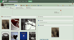 Desktop Screenshot of gogs-masquerade.deviantart.com