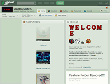 Tablet Screenshot of dragons-unite.deviantart.com