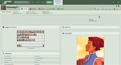 Desktop Screenshot of doomsday71.deviantart.com