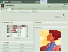 Tablet Screenshot of doomsday71.deviantart.com