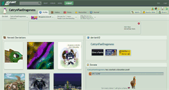 Desktop Screenshot of catrynfaedragoness.deviantart.com