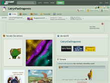 Tablet Screenshot of catrynfaedragoness.deviantart.com
