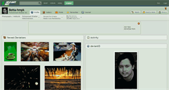 Desktop Screenshot of betta-hmpk.deviantart.com