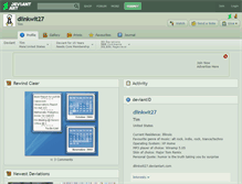 Tablet Screenshot of dlinkwit27.deviantart.com
