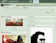 Tablet Screenshot of dogan626.deviantart.com