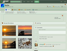 Tablet Screenshot of murke.deviantart.com