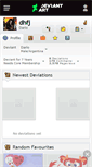 Mobile Screenshot of dhfj.deviantart.com