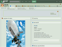 Tablet Screenshot of fin18.deviantart.com