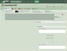 Tablet Screenshot of kamenrider2000.deviantart.com