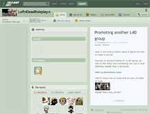 Tablet Screenshot of left4deadroleplay.deviantart.com