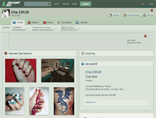 Tablet Screenshot of cha-23h30.deviantart.com