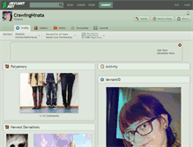 Tablet Screenshot of crawlinghinata.deviantart.com