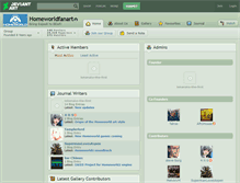 Tablet Screenshot of homeworldfanart.deviantart.com