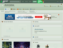 Tablet Screenshot of aliceinchainsss.deviantart.com
