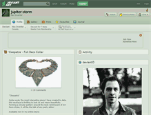 Tablet Screenshot of jupiter-storm.deviantart.com