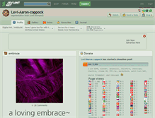 Tablet Screenshot of levi-aaron-coppock.deviantart.com