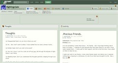 Desktop Screenshot of nightingxgale.deviantart.com